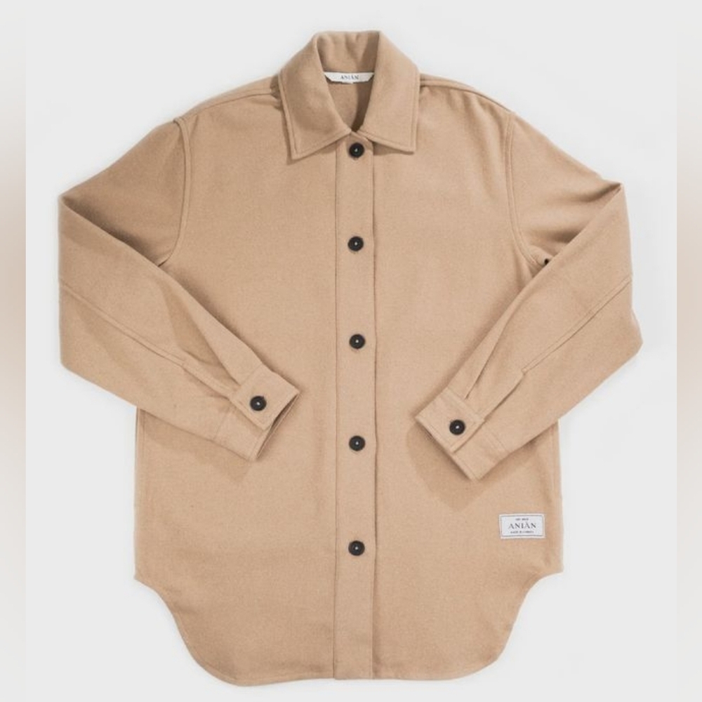 Anián S Twill Painters Coat Button Up Jacket NEW Recycled Cotton